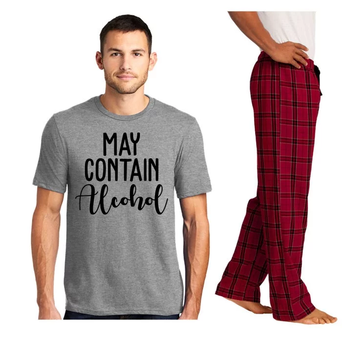 May Contain Alcohol Funny Pajama Set