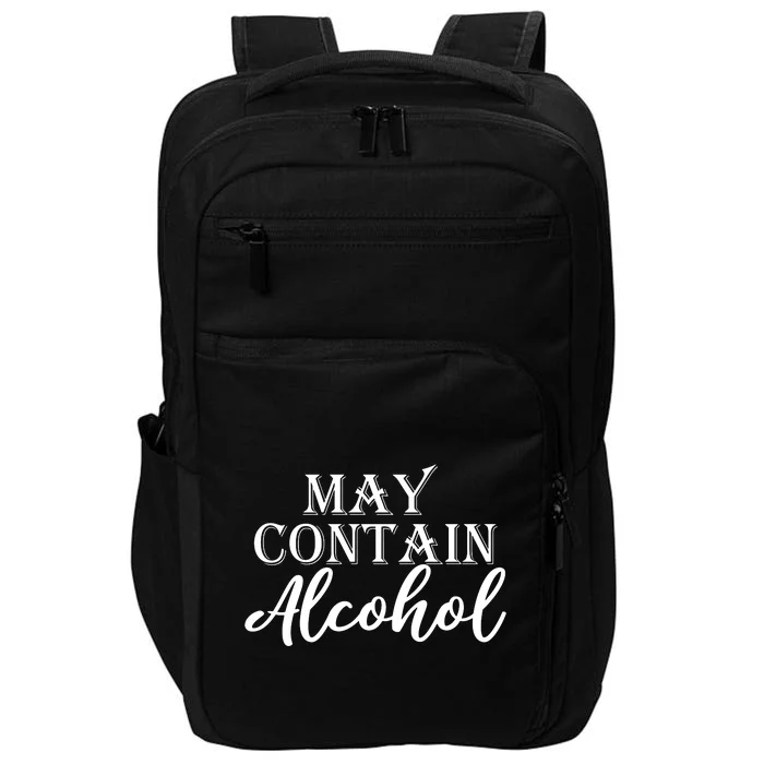 May Contain Alcohol Impact Tech Backpack