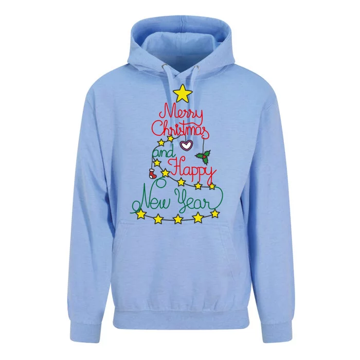 Merry Christmas And Happy New Year Unisex Surf Hoodie