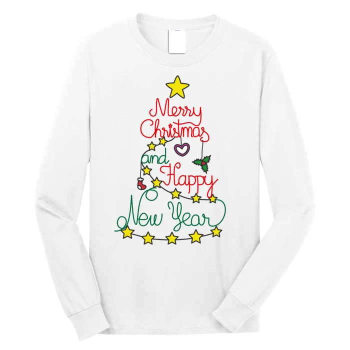 Merry Christmas And Happy New Year Long Sleeve Shirt