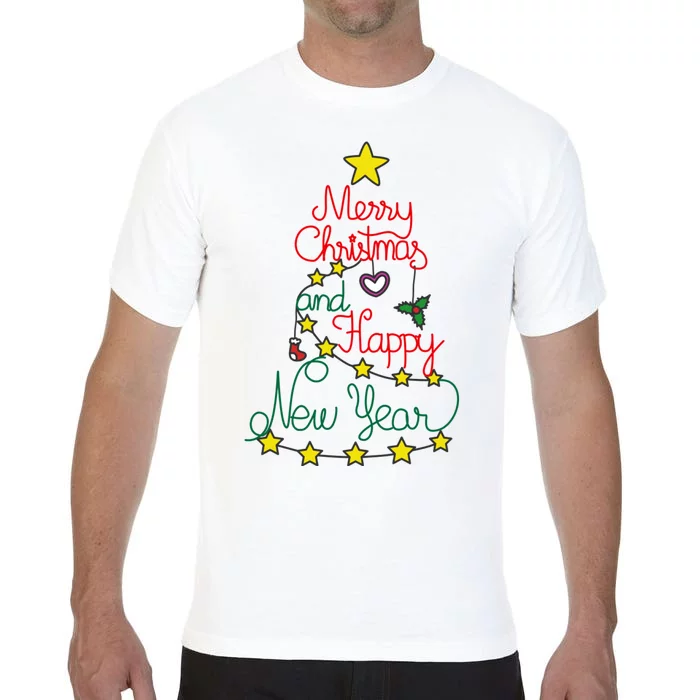 Merry Christmas And Happy New Year Comfort Colors T-Shirt