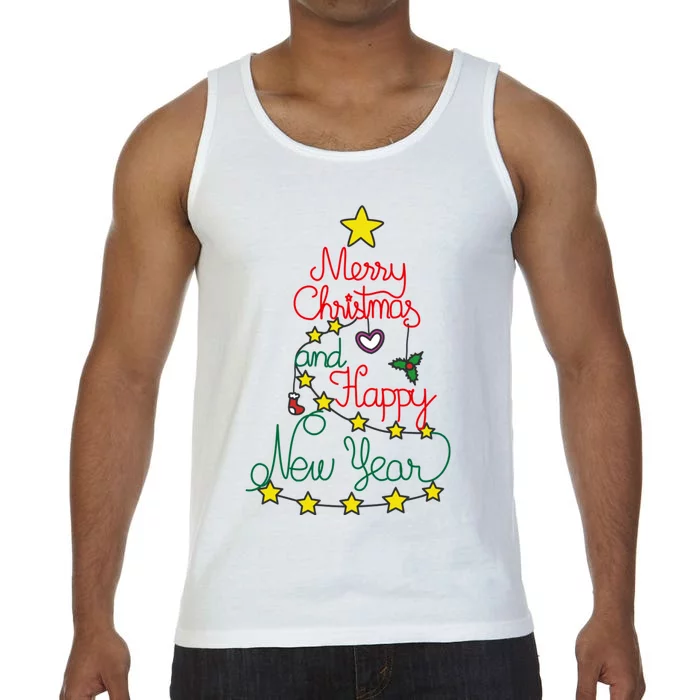 Merry Christmas And Happy New Year Comfort Colors® Tank Top