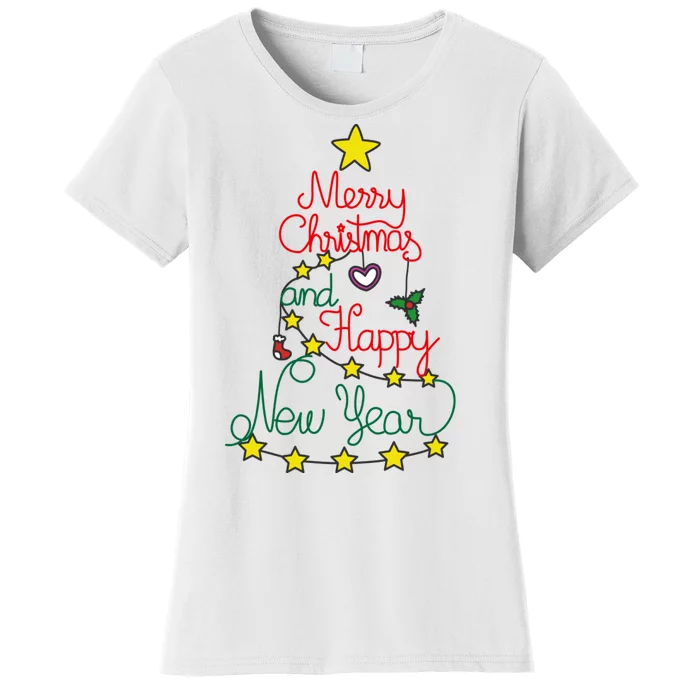 Merry Christmas And Happy New Year Women's T-Shirt