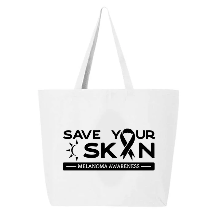 Melanoma Cancer Awareness Save Your Skin 25L Jumbo Tote