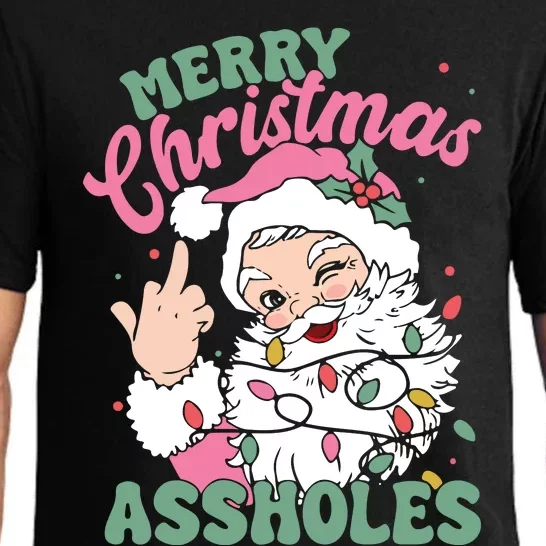 Merry Christmas Assholes Funny Pajama Set