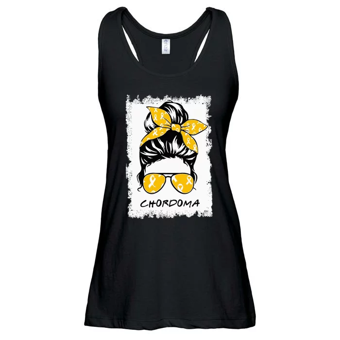 Messy Chordoma Awareness Ladies Essential Flowy Tank