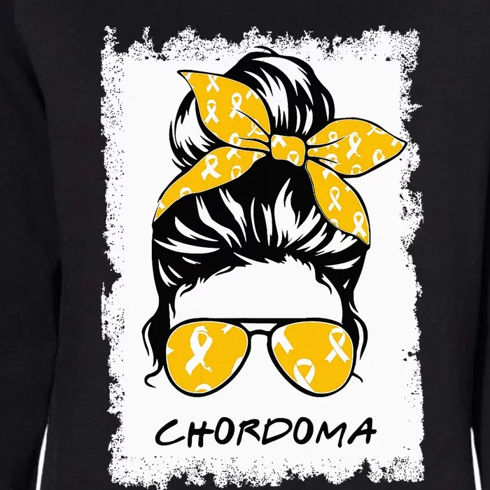 Messy Chordoma Awareness Womens California Wash Sweatshirt