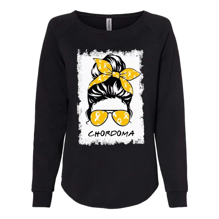 Messy Chordoma Awareness Womens California Wash Sweatshirt