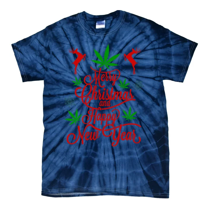 Merry Christmas And Happy New Year Tie-Dye T-Shirt