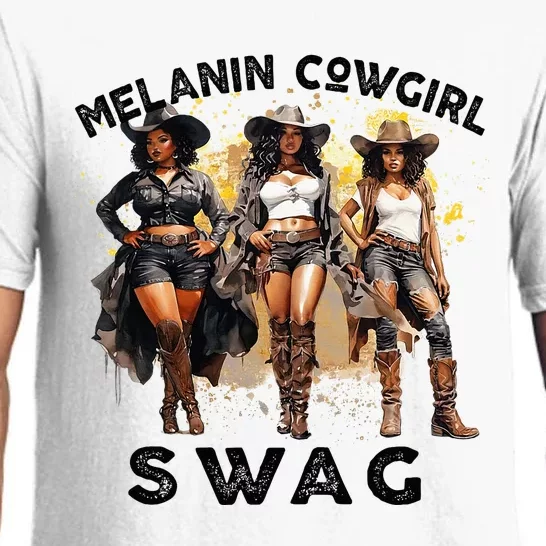 Melanin Cowgirls African Melanin Cowgirl Swag Juneteenth Pajama Set