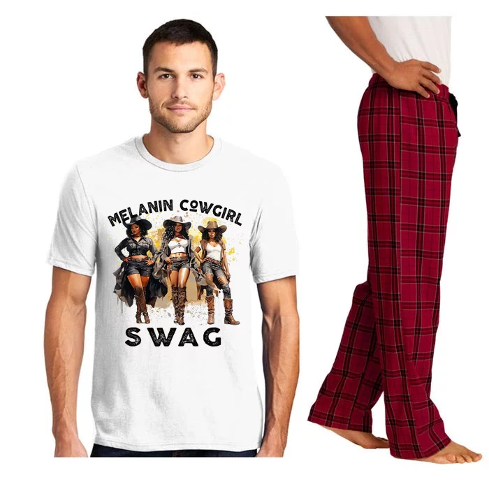 Melanin Cowgirls African Melanin Cowgirl Swag Juneteenth Pajama Set