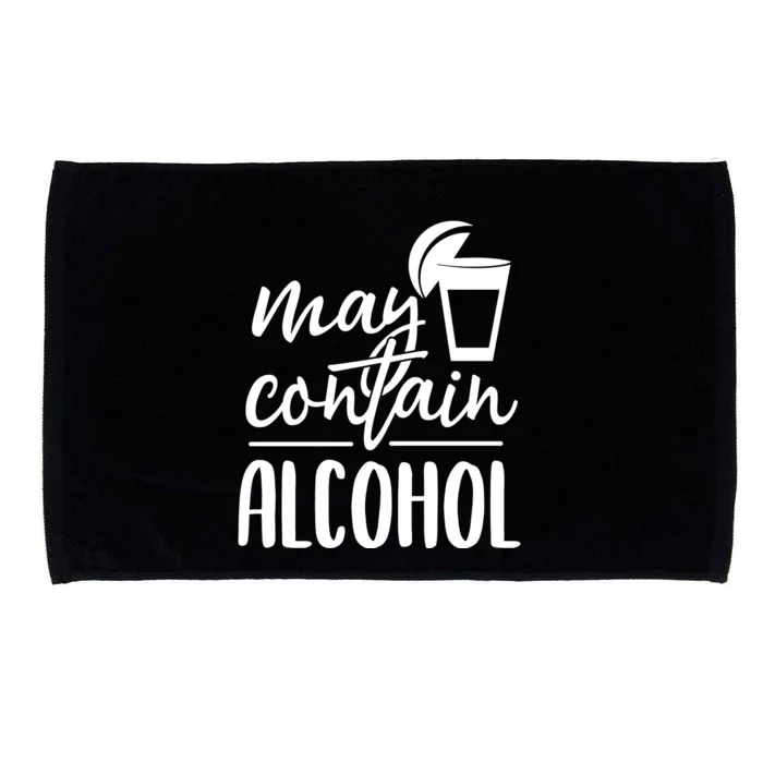 May Contain Alcohol Microfiber Hand Towel