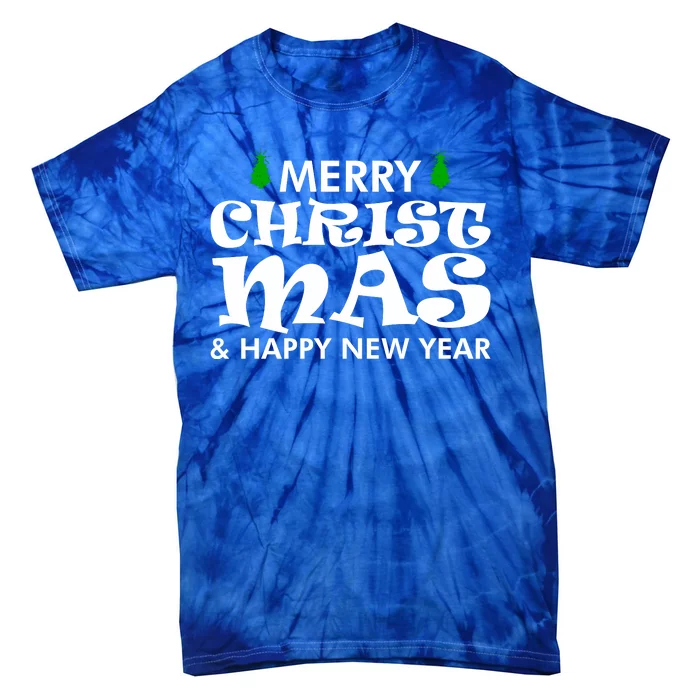 Merry Christmas And Happy New Year Tie-Dye T-Shirt