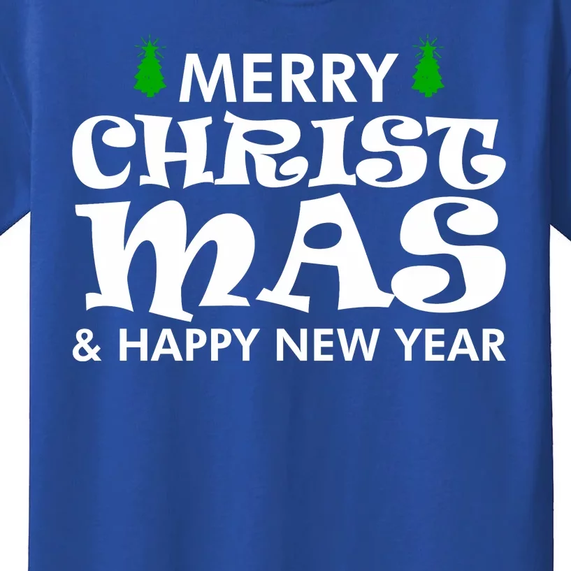 Merry Christmas And Happy New Year Kids T-Shirt