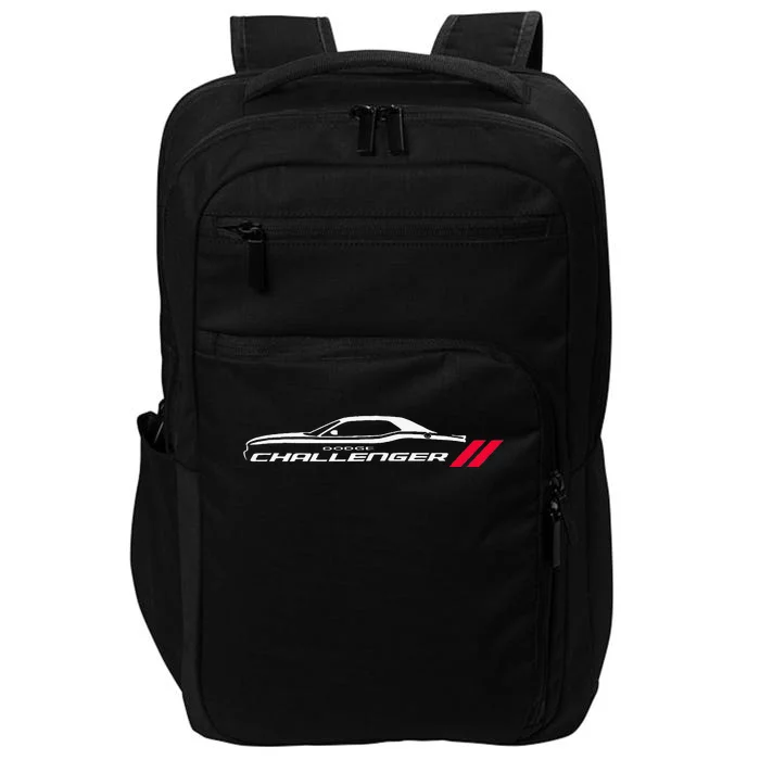 Muscle Car American Flag 4th July Impact Tech Backpack