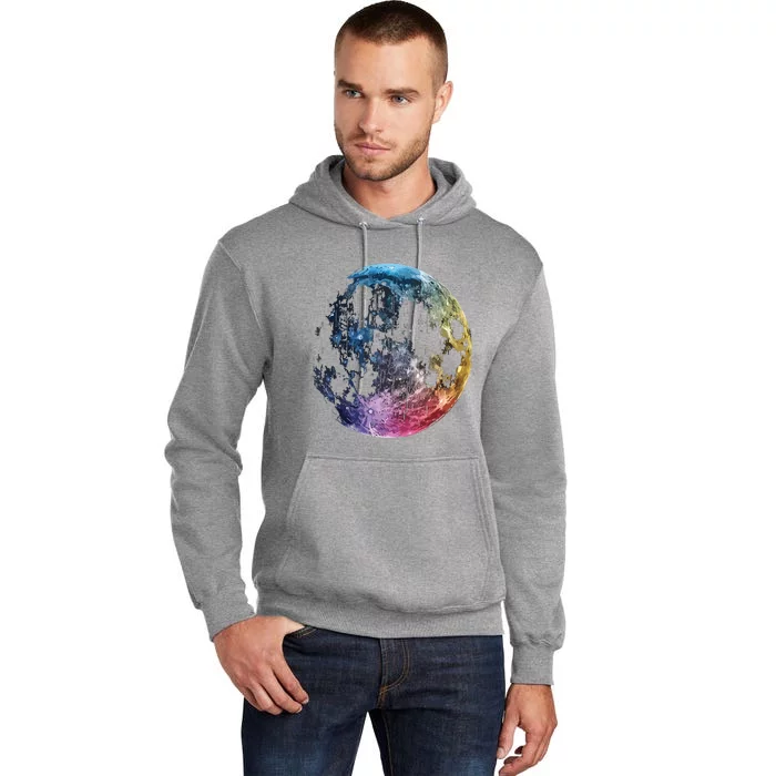 Moon Colored Art Graphic Artwork Motif Moon Tall Hoodie