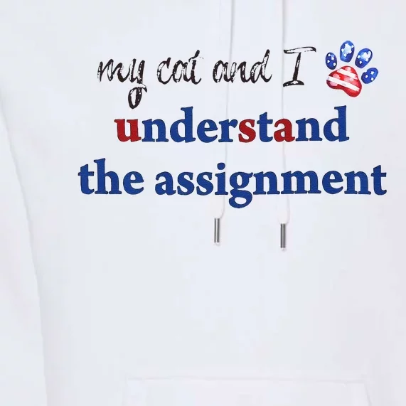 My Cat And I Understand The Assignment Premium Hoodie