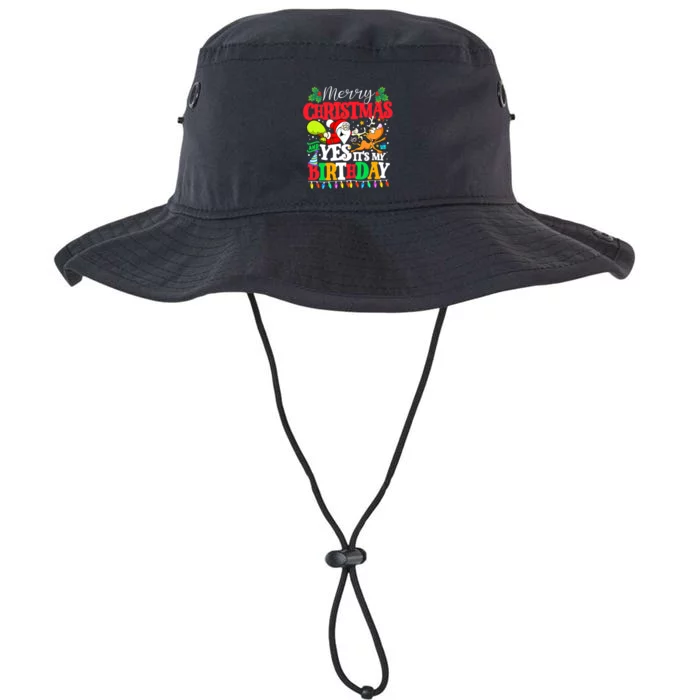 Merry Christmas And Yes It's My Birthday Xmas Legacy Cool Fit Booney Bucket Hat