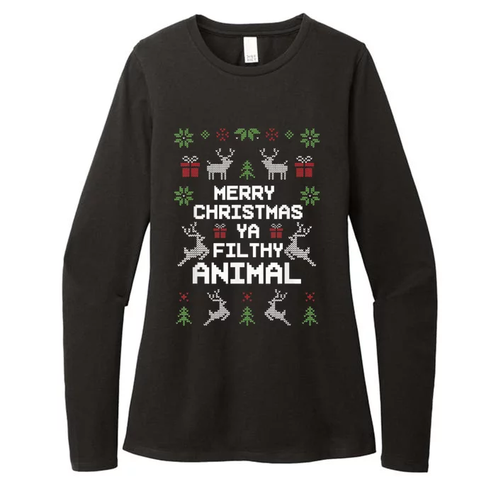 Merry Christmas Animal Filthy Ya Womens CVC Long Sleeve Shirt