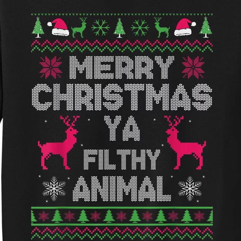 Merry Christmas Animal Filthy Ya Sweatshirt