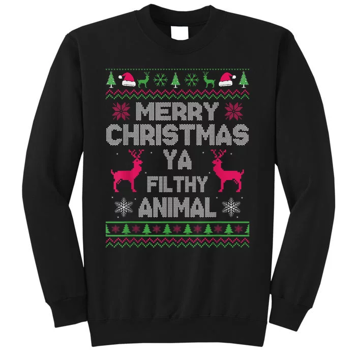 Merry Christmas Animal Filthy Ya Sweatshirt