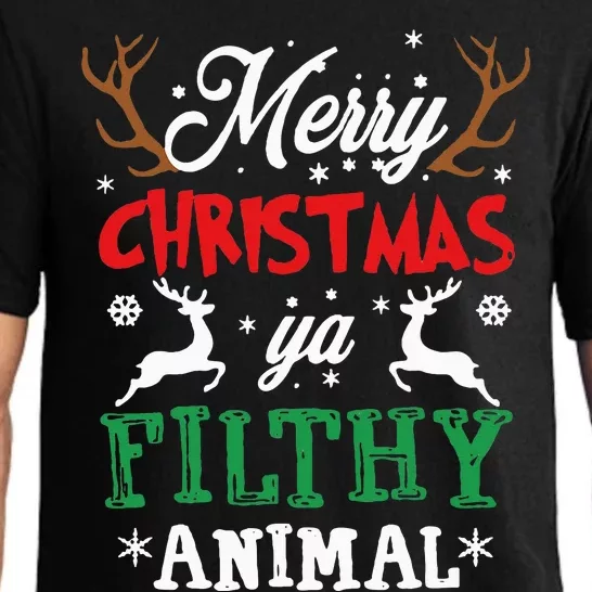 Merry Christmas Animal Filthy Ya Xmas Pajama Pajama Set