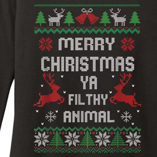 Merry Christmas Animal Filthy Ya Womens CVC Long Sleeve Shirt