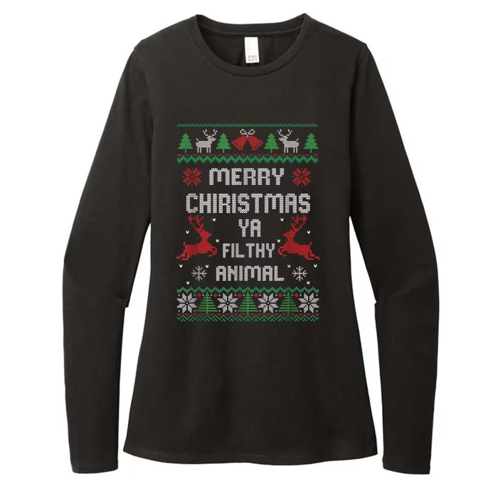 Merry Christmas Animal Filthy Ya Womens CVC Long Sleeve Shirt