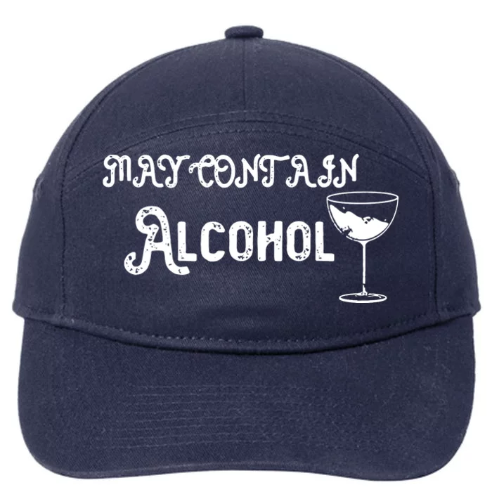 May Contain Alcohol 7-Panel Snapback Hat