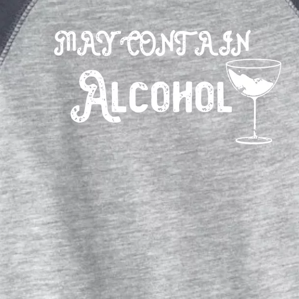 May Contain Alcohol Toddler Fine Jersey T-Shirt