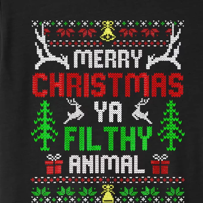 Merry Christmas Animal Filthy Ya ChromaSoft Performance T-Shirt