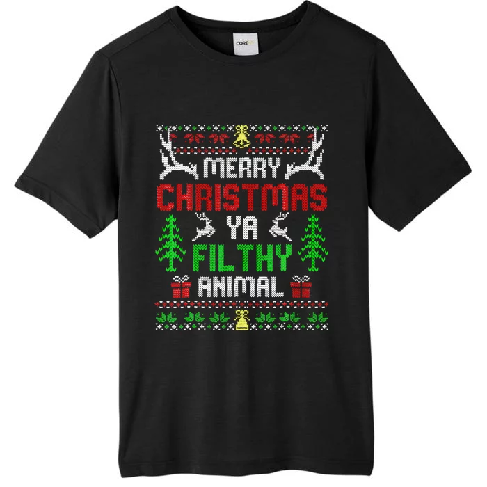 Merry Christmas Animal Filthy Ya ChromaSoft Performance T-Shirt