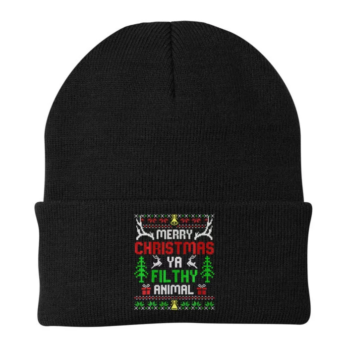 Merry Christmas Animal Filthy Ya Knit Cap Winter Beanie