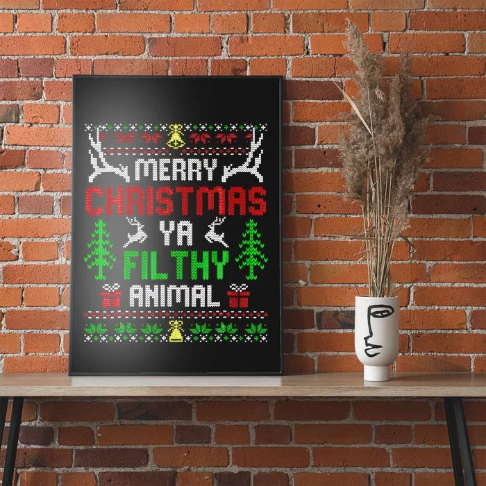 Merry Christmas Animal Filthy Ya Poster