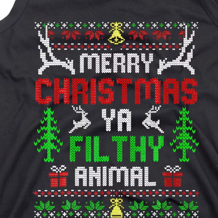 Merry Christmas Animal Filthy Ya Tank Top