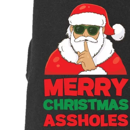 Merry Christmas Assholes Doggie 3-End Fleece Hoodie