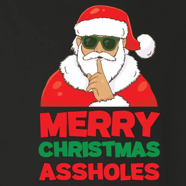 Merry Christmas Assholes Toddler Long Sleeve Shirt