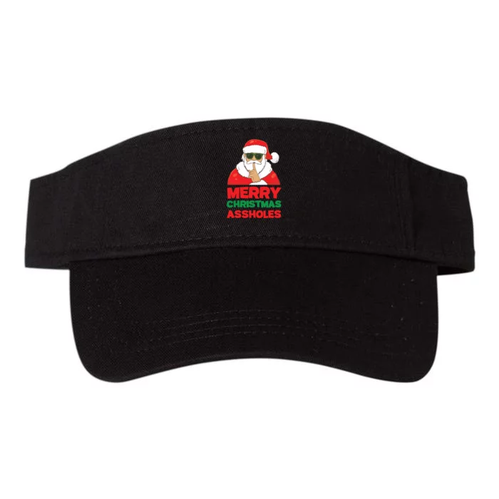 Merry Christmas Assholes Valucap Bio-Washed Visor