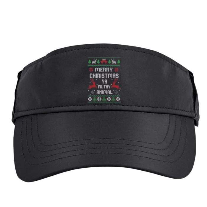 Merry Christmas Animal Filthy Ya Adult Drive Performance Visor