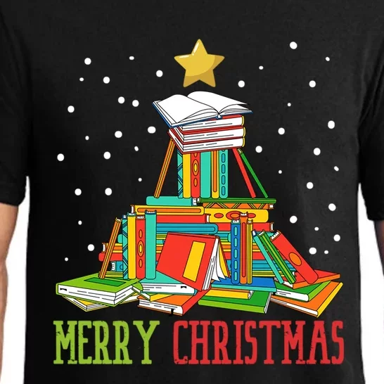 Merry Christmas Books Chistmas Season Cool Gift Pajama Set