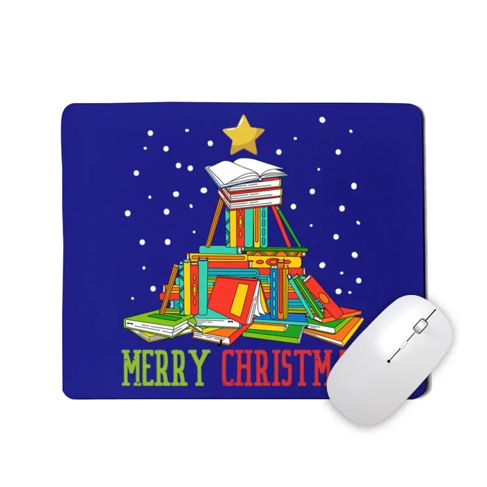 Merry Christmas Books Chistmas Season Cool Gift Mousepad