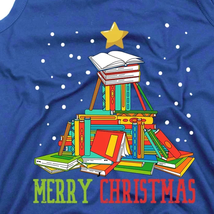 Merry Christmas Books Chistmas Season Cool Gift Tank Top