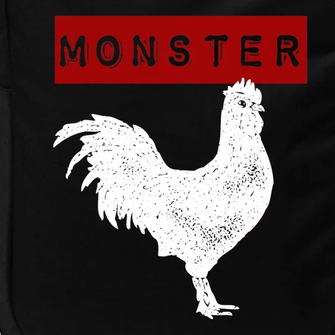 Monster Cock Big Dick Energy Funny Chicken Gift Impact Tech Backpack