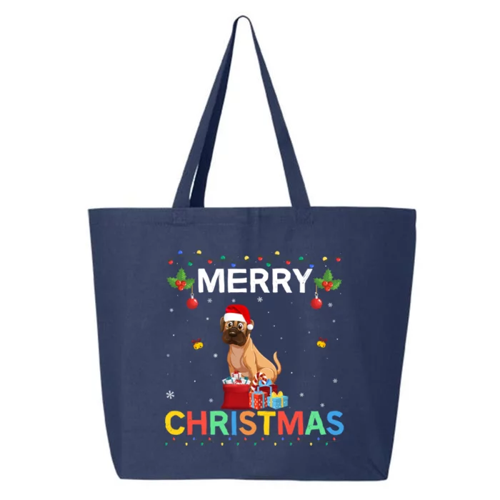 Merry Christmas Boxer Dog Lovers Group Xmas Holiday Party Cool Gift 25L Jumbo Tote