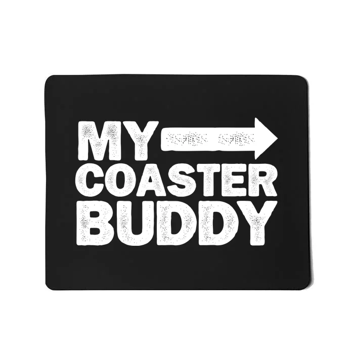 My Coaster Buddy Set 12 Pointing Right Roller Coaster Mousepad