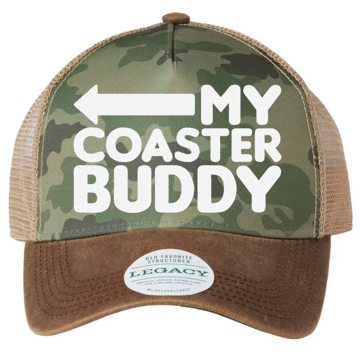 My Coaster Buddy Set 22 Pointing Left Roller Coaster Legacy Tie Dye Trucker Hat