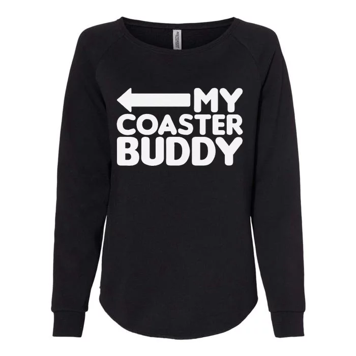 My Coaster Buddy Set 22 Pointing Left Roller Coaster Womens California Wash Sweatshirt