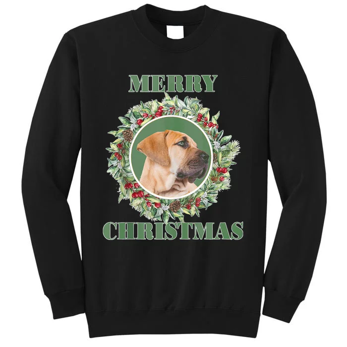 Merry Christmas Boerboel Tank Top Sweatshirt