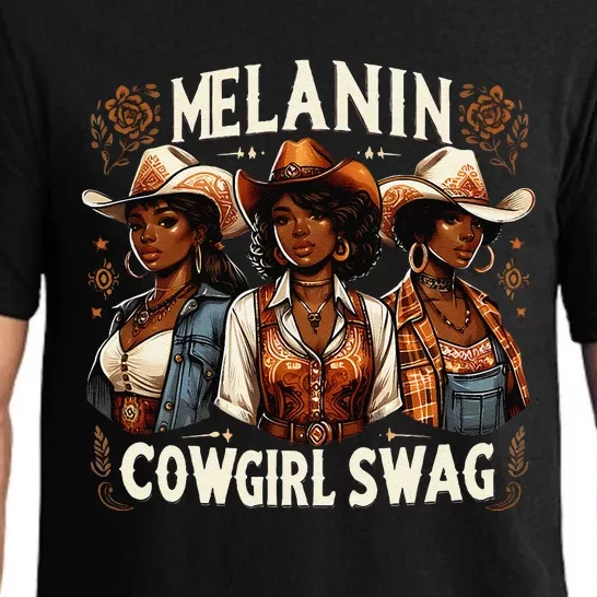 Melanin Cowgirls Black History African Melanin Cowgirl Swag Pajama Set