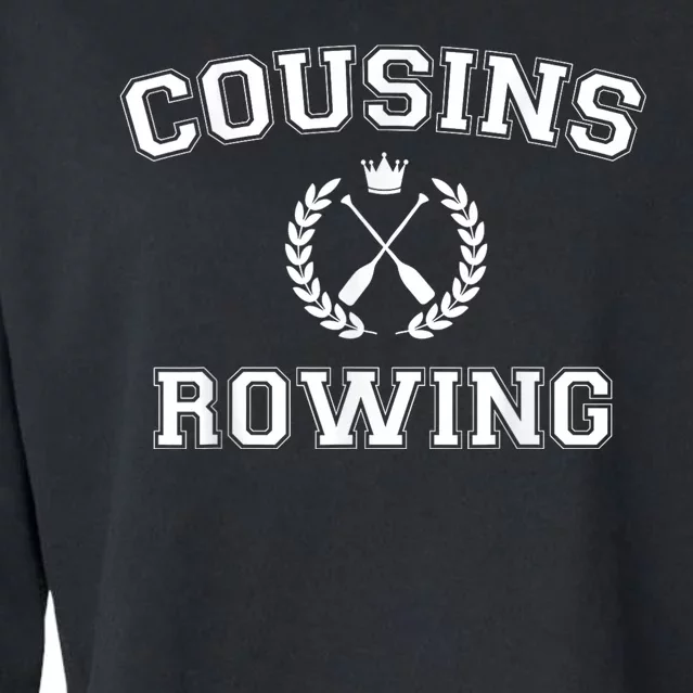 Men Cousin Beach Cousin Rowing TSITP Funny Trendy Cropped Pullover Crew